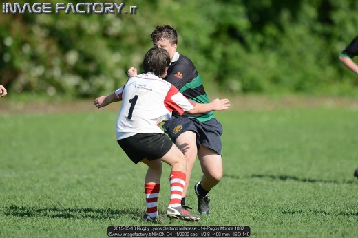 2015-05-16 Rugby Lyons Settimo Milanese U14-Rugby Monza 1082